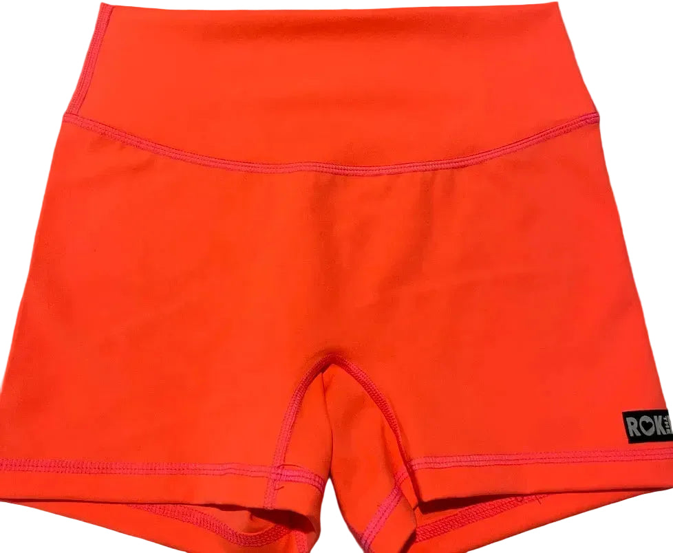 NEON SALMON LUXE V NFS Shorts No Pockets