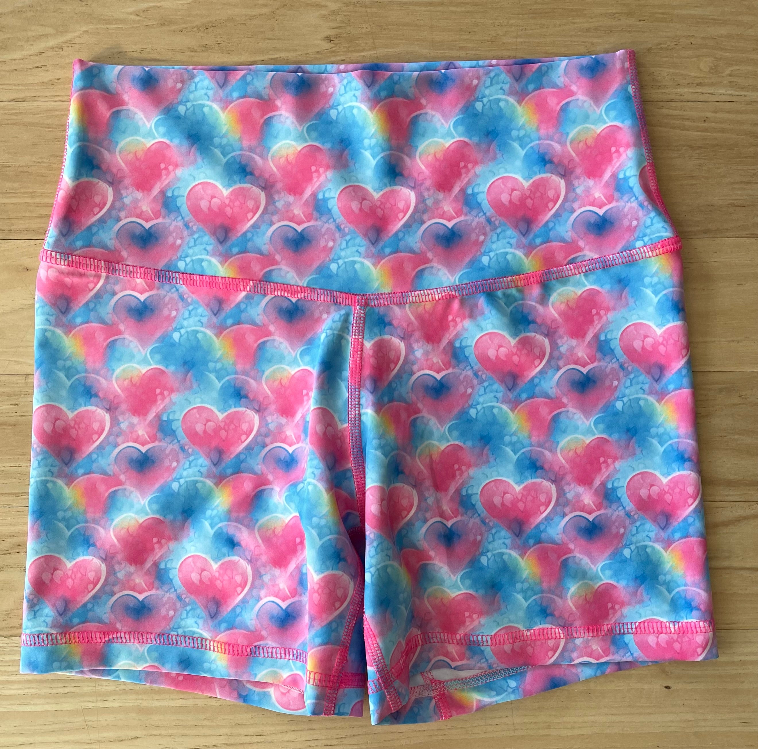 Hearts Hybrid Shorts No Pockets