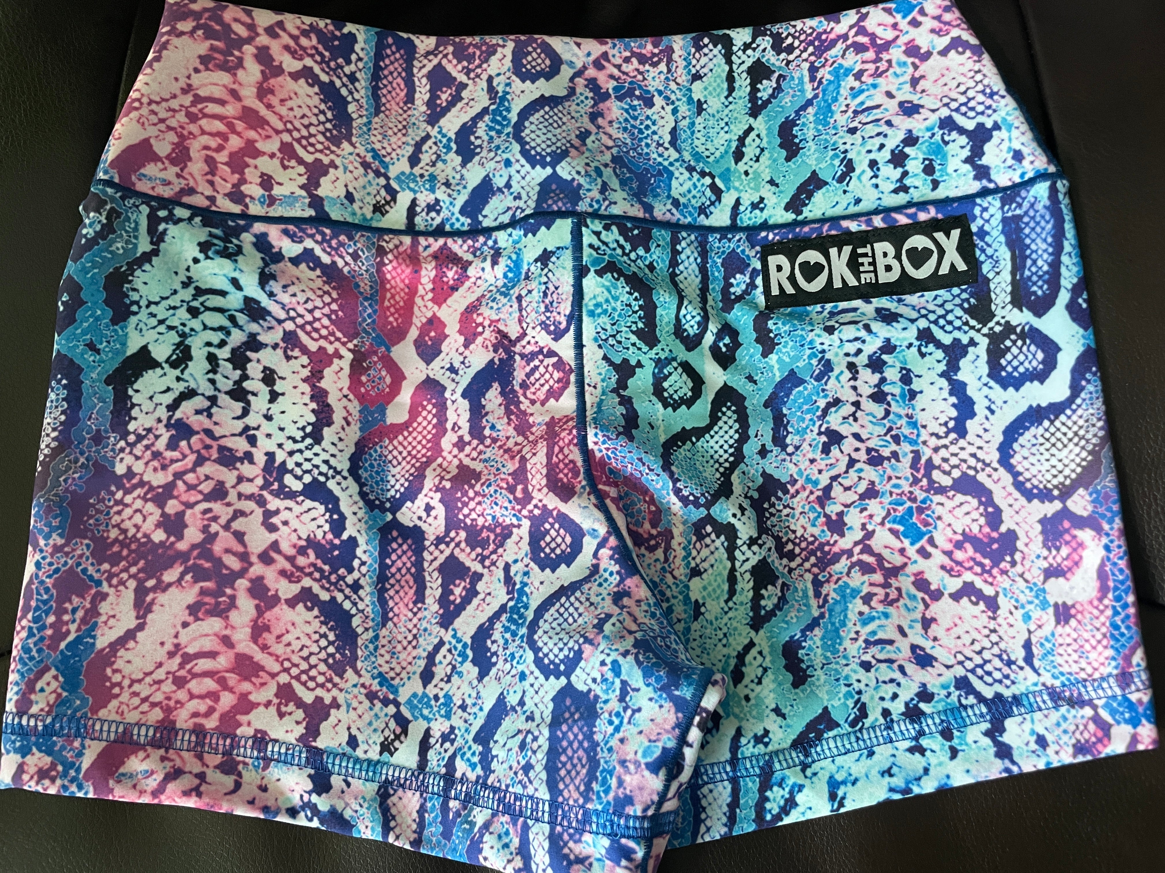 Snake Skin Midrise Small 3.5"inseam sample- Flex Fabric