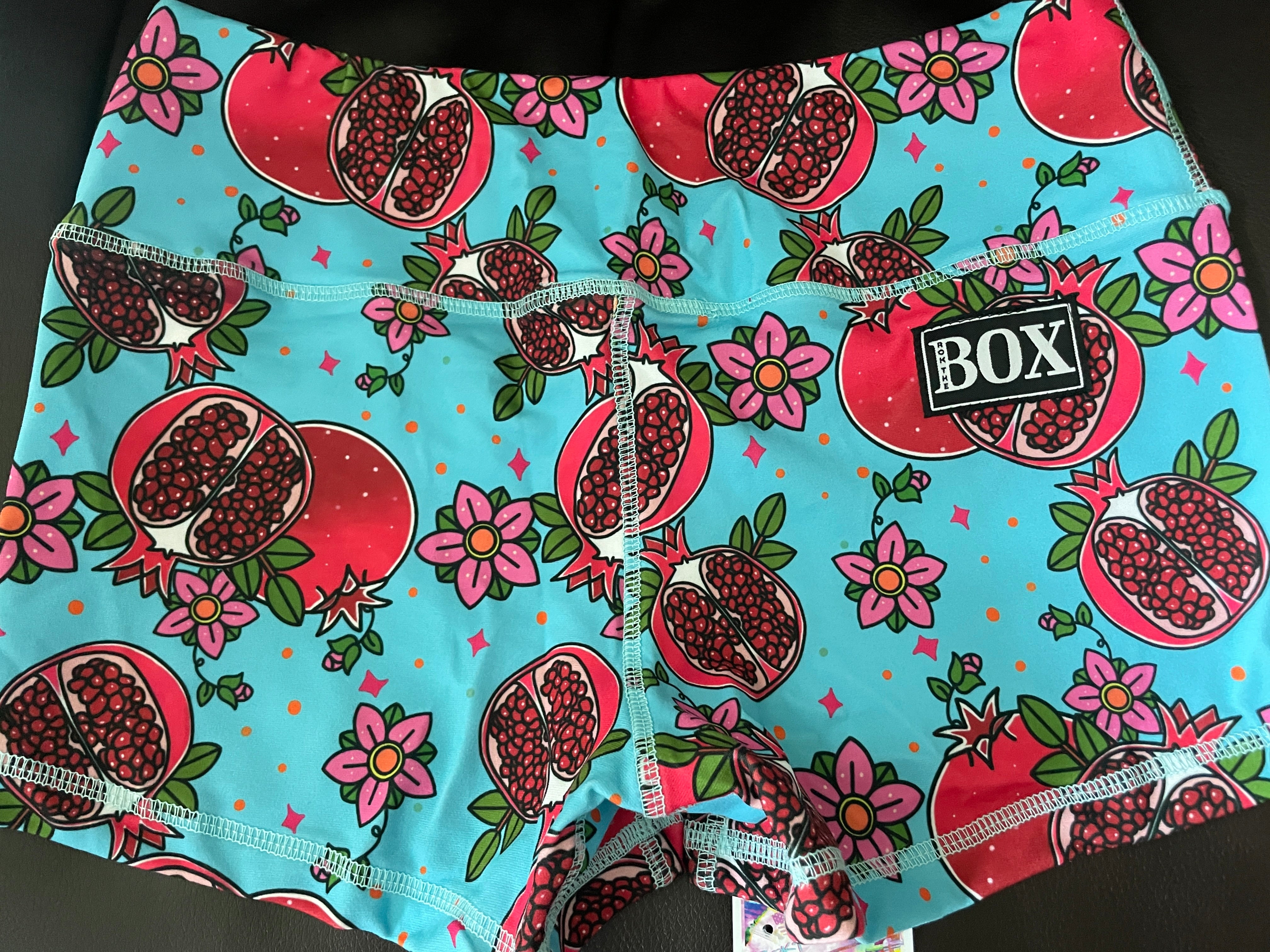 Rok The Pom Midrise Medium 2.5"inseam w/elastic in waistband- OG Fabric