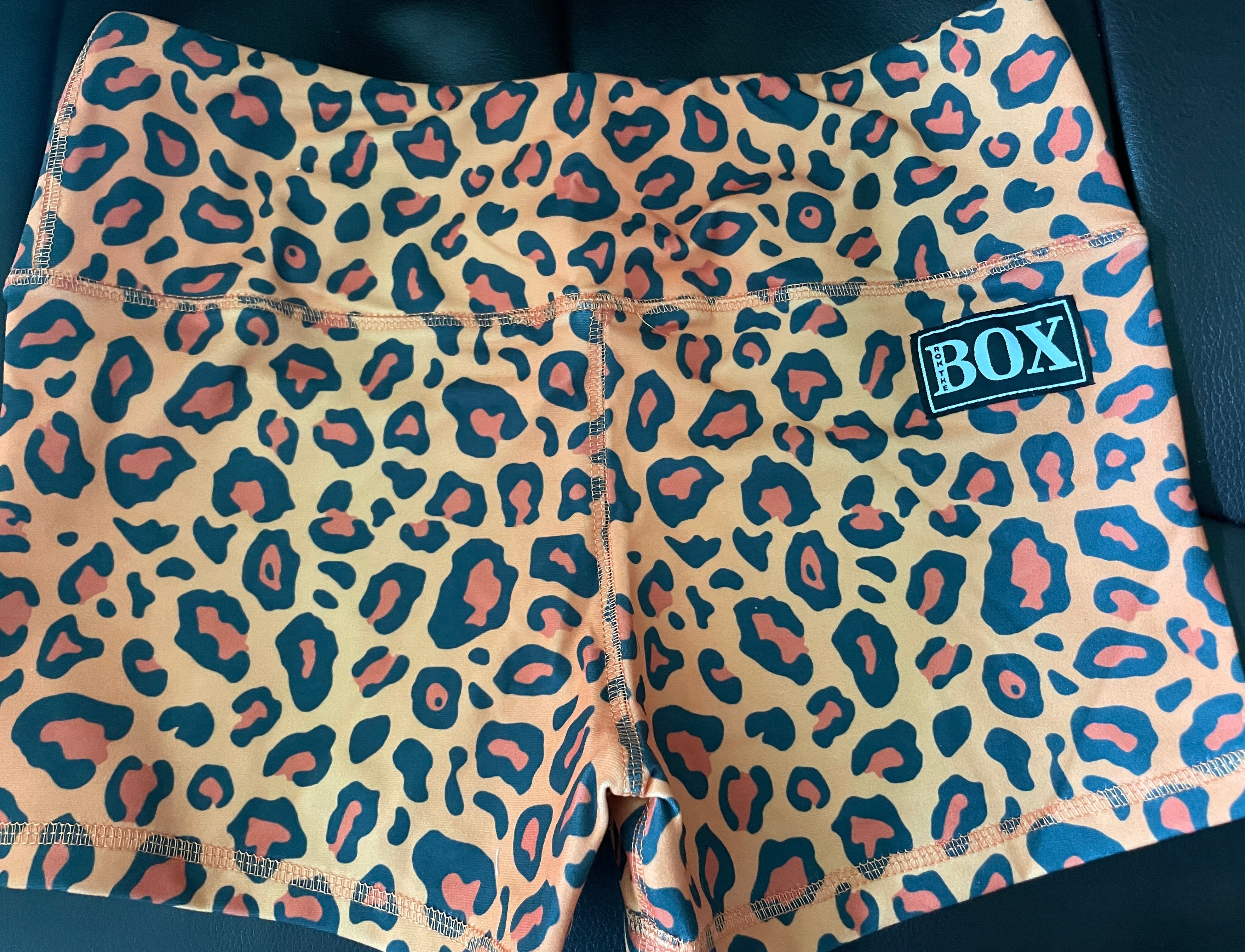 Cheetah Midrise Medium 2.5"inseam w/elastic in waistband- OG Fabric