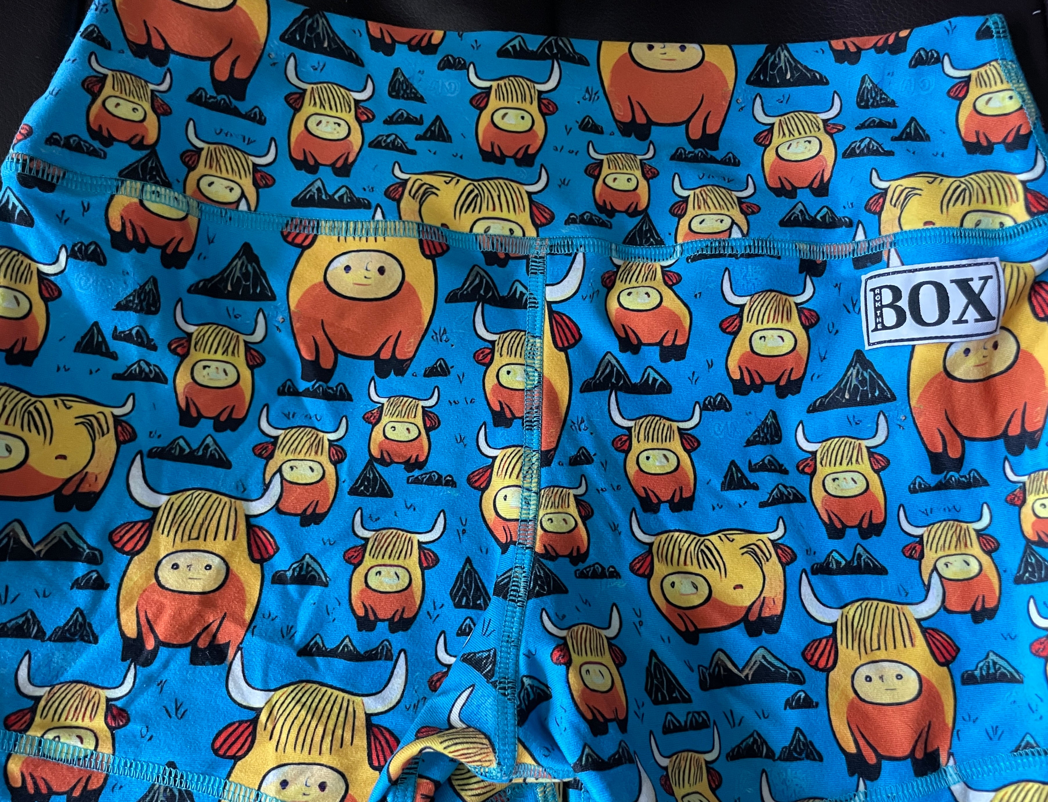 Highland Yellow Cow Midrise Medium 3"inseam - OG Fabric