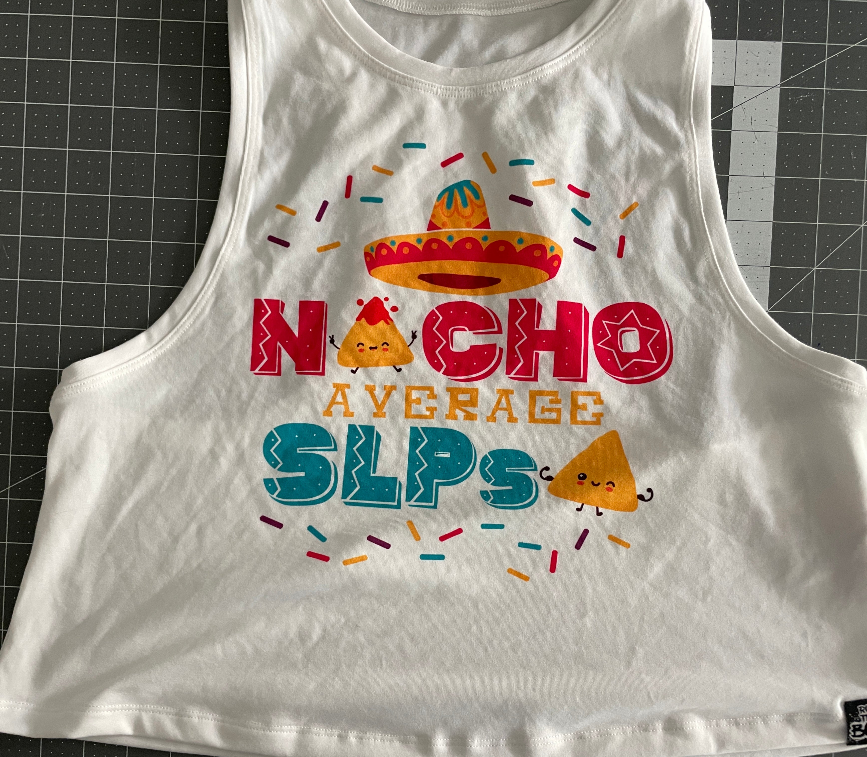 NACHO - Freedom CROPPED Tank MEDIUM