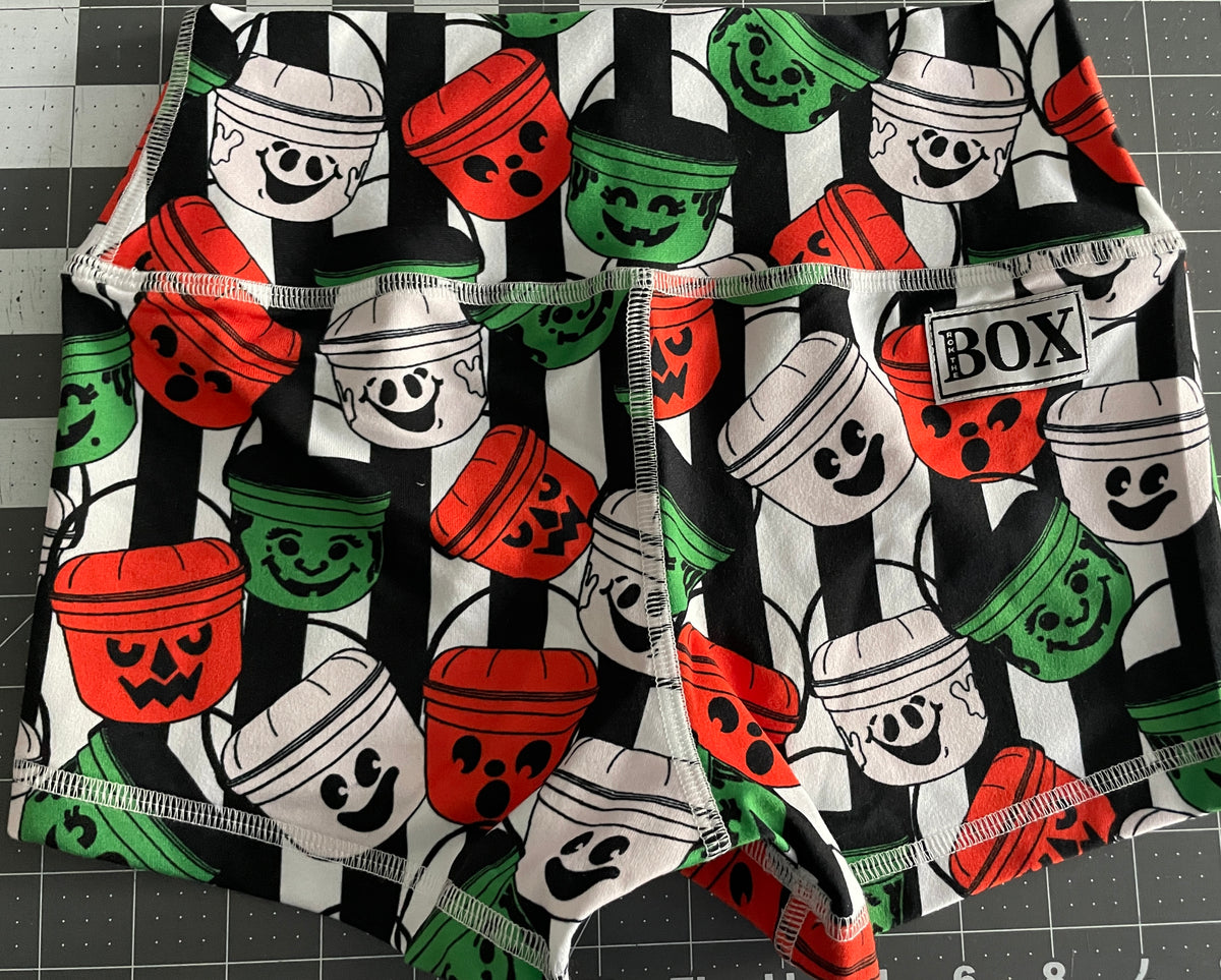 PUMPKIN PAL PAILS MIDRISE 2.5"inseam XSMALL MID WAIST - OG FabriC