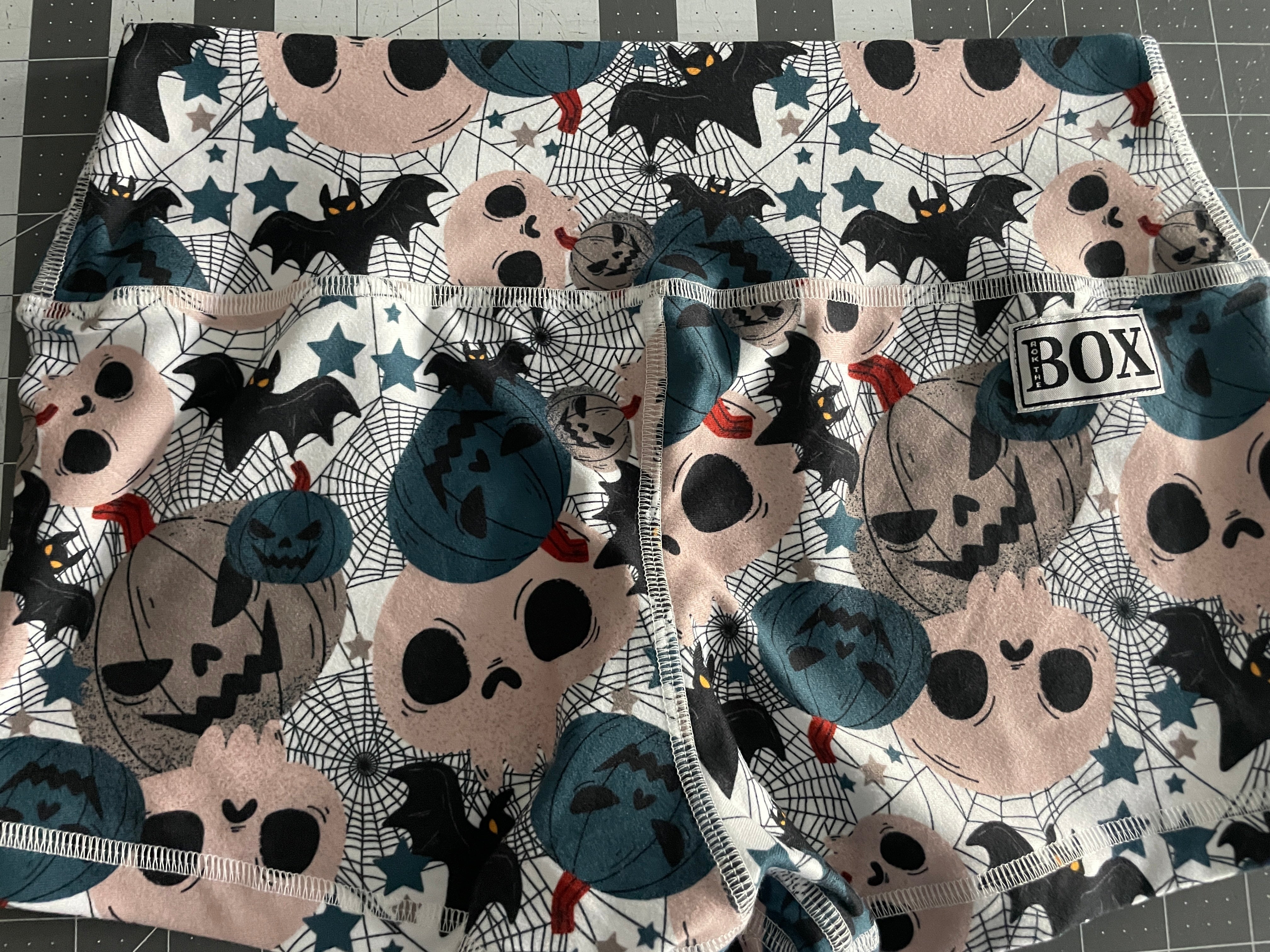 SPOOKY WEBS MIDRISE 2.5"inseam MEDIUM MID WAIST - OG FabriC