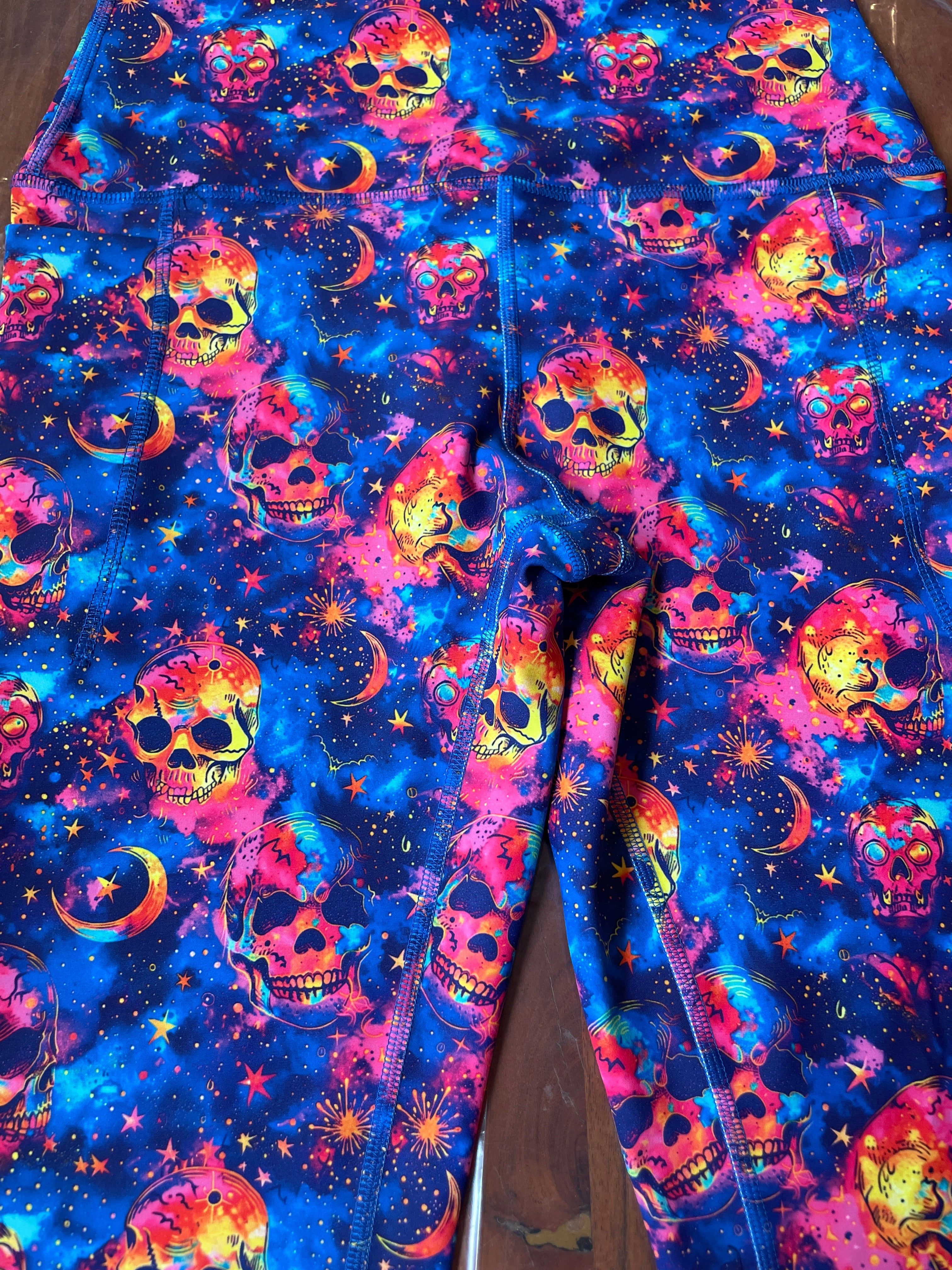 GALAXY SKOLS ROK Legging W/POCKETS LARGE 25" Inseam - FLEX Fabric