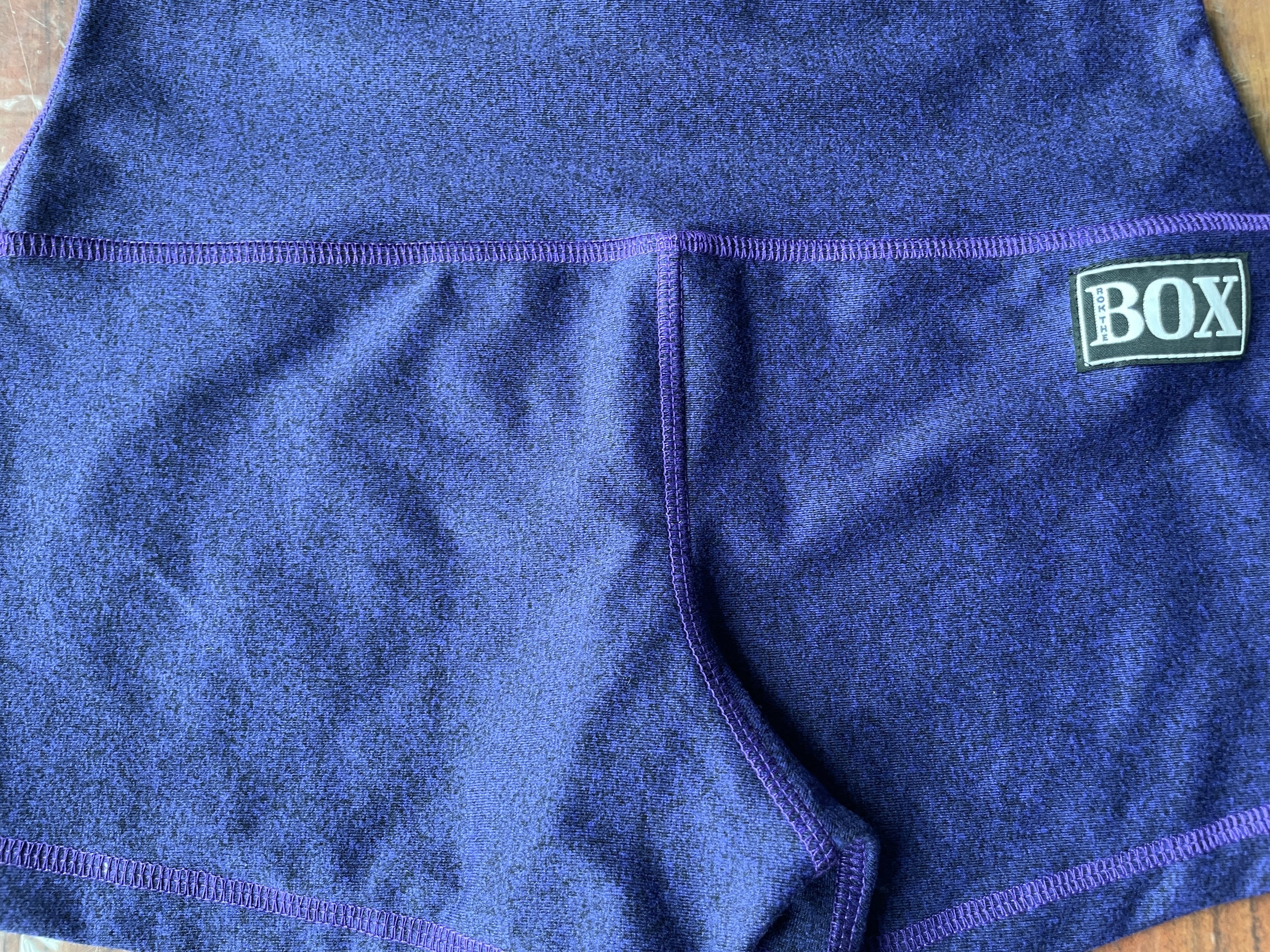 PRPL HEATHER MIDRISE 2.5"inseam MEDIUM- OG FabriC
