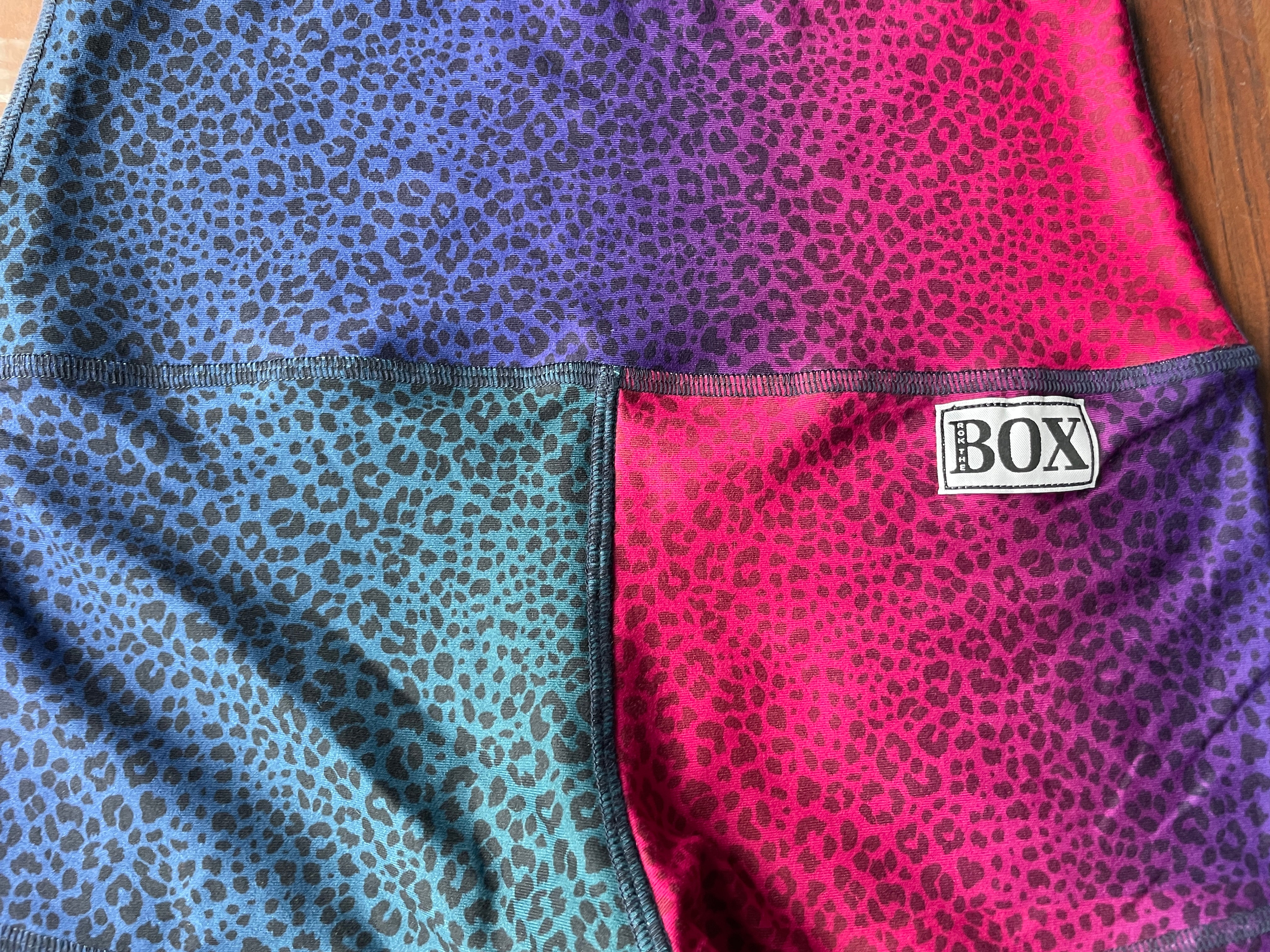 RAINBOW PETITE CHEETAH MIDRISE 2.5"inseam MEDIUM HIGH WAIST - OG FabriC