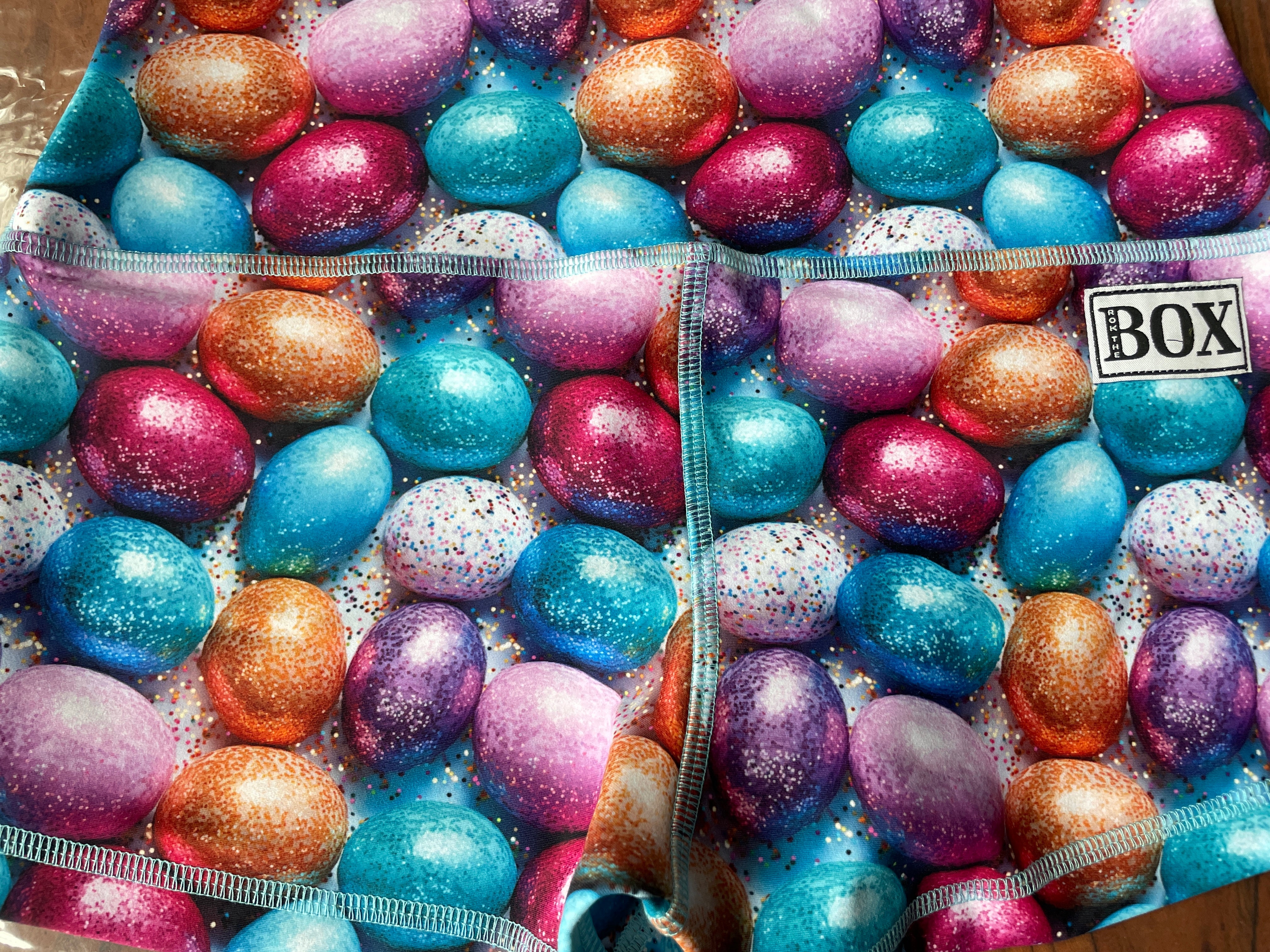 GLITTER EGGS MIDRISE 2.5"inseam MEDIUM- FLEX FabriC