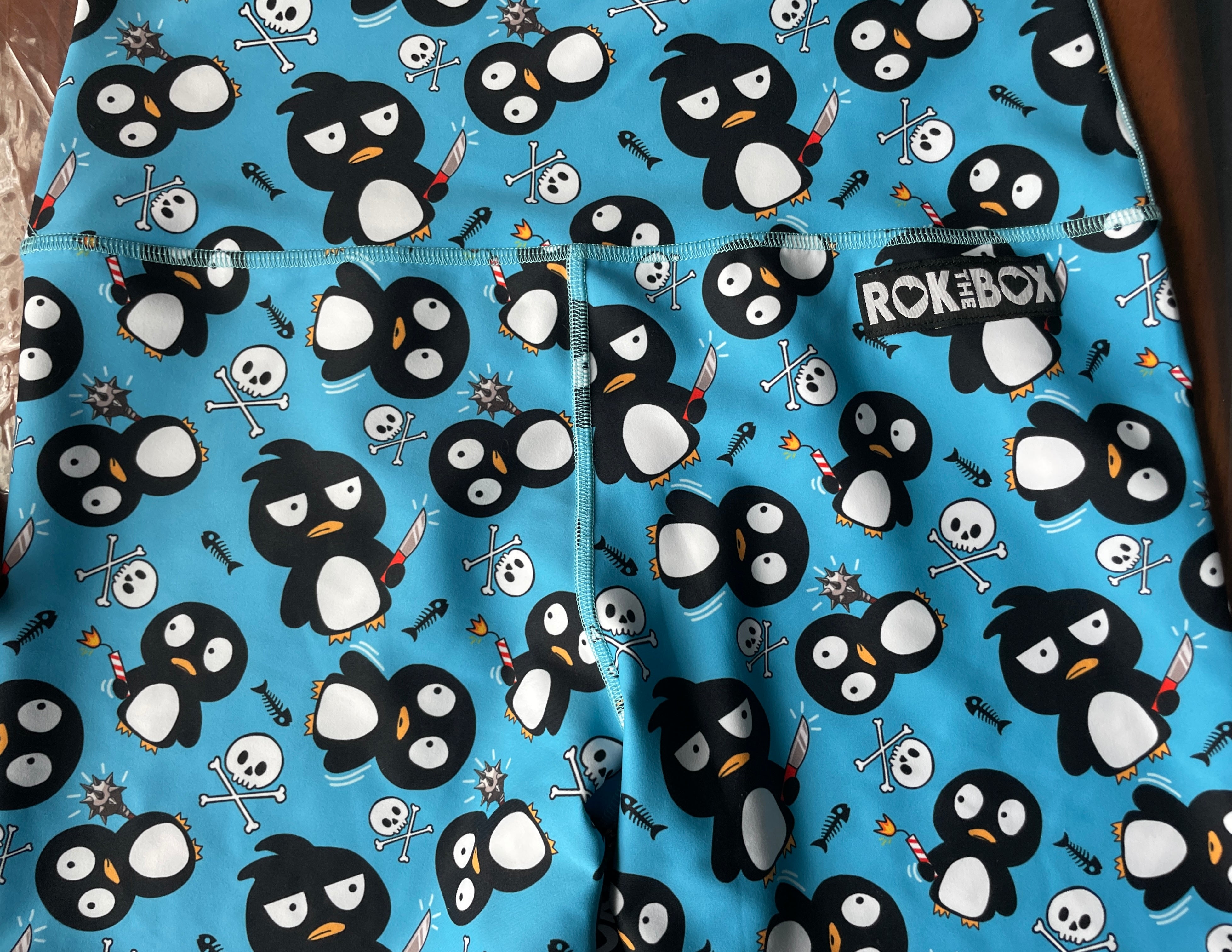 MOIDER PENGUINS HIRISE 7"inseam XXL- FLEX FabriC