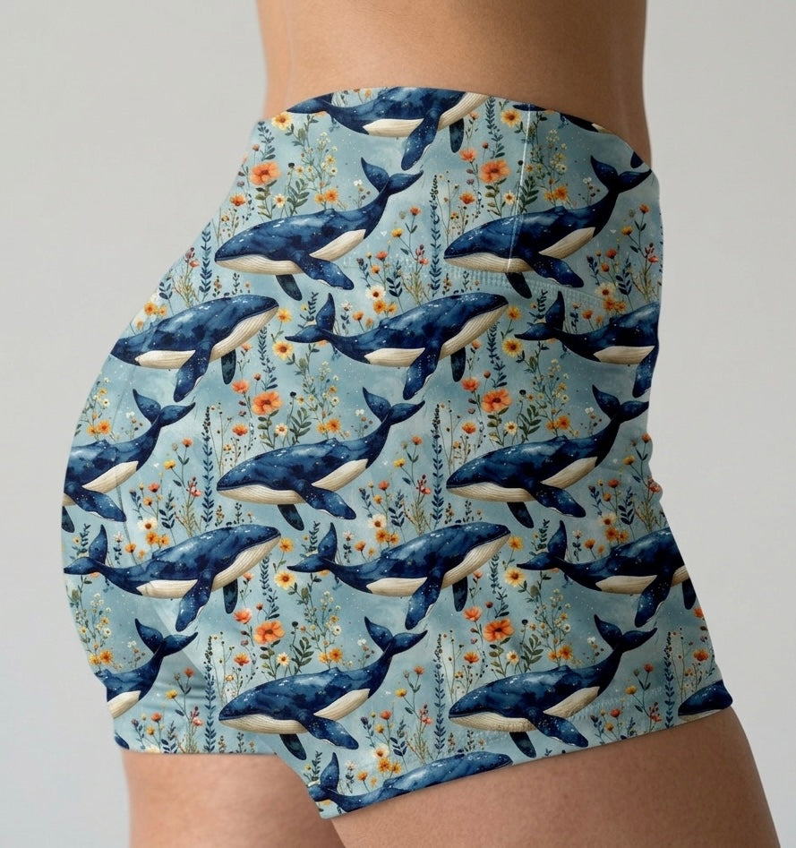 Field of Whales Hybrid Shorts No Pockets