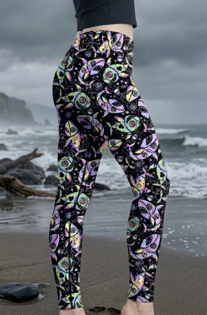 Shark Pins ROK Leggings No Pockets