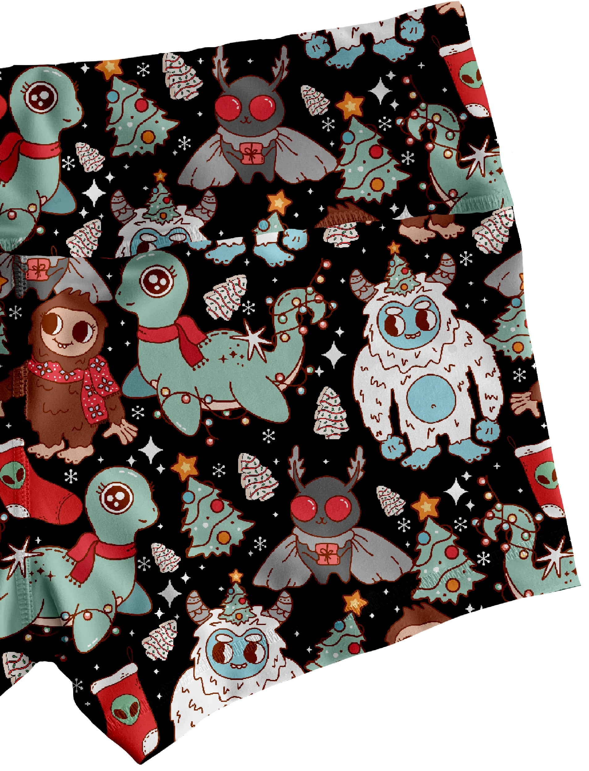 Cryptid Holiday Midrise Shorts No Pockets