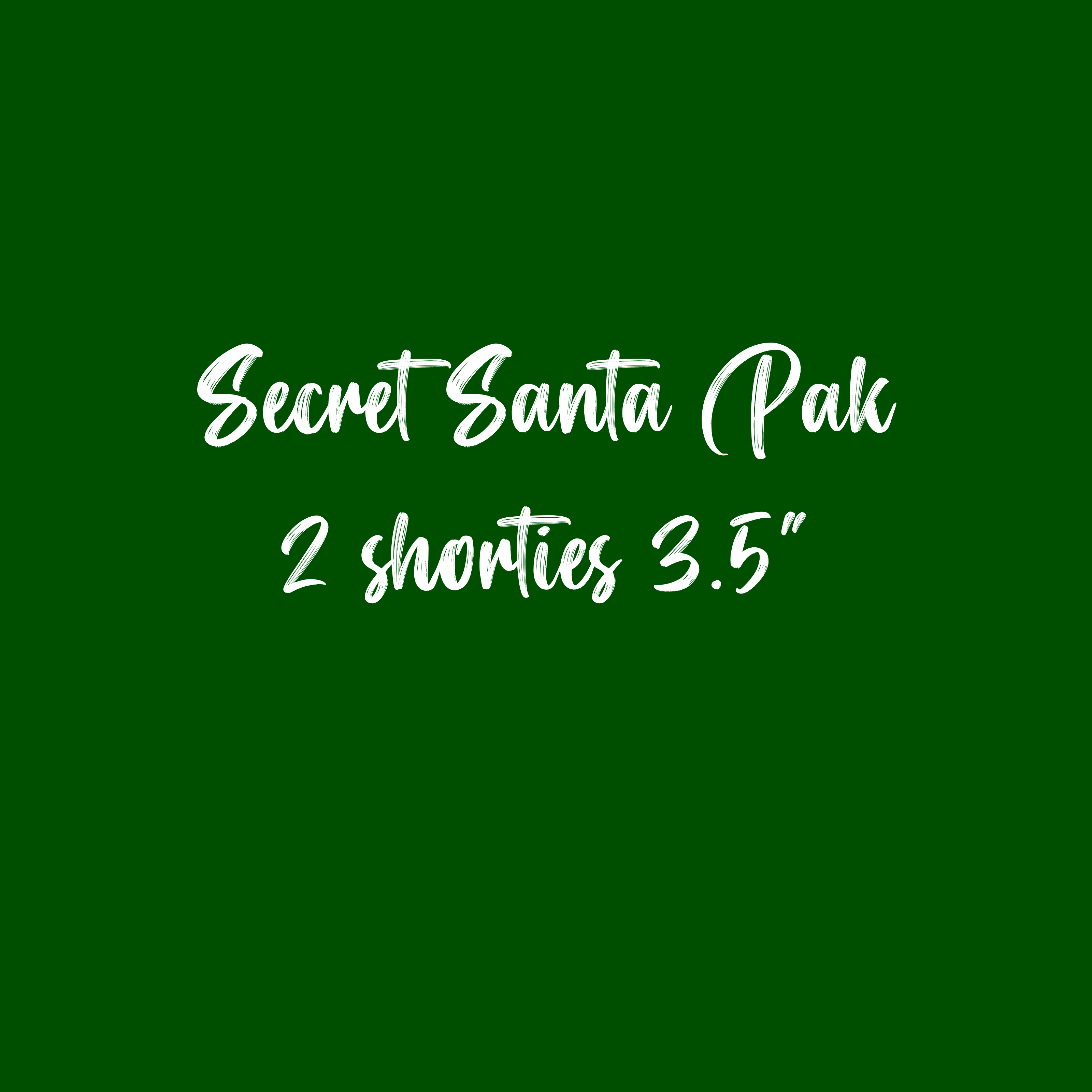 Secret Santa 3.5” Midrise shorts