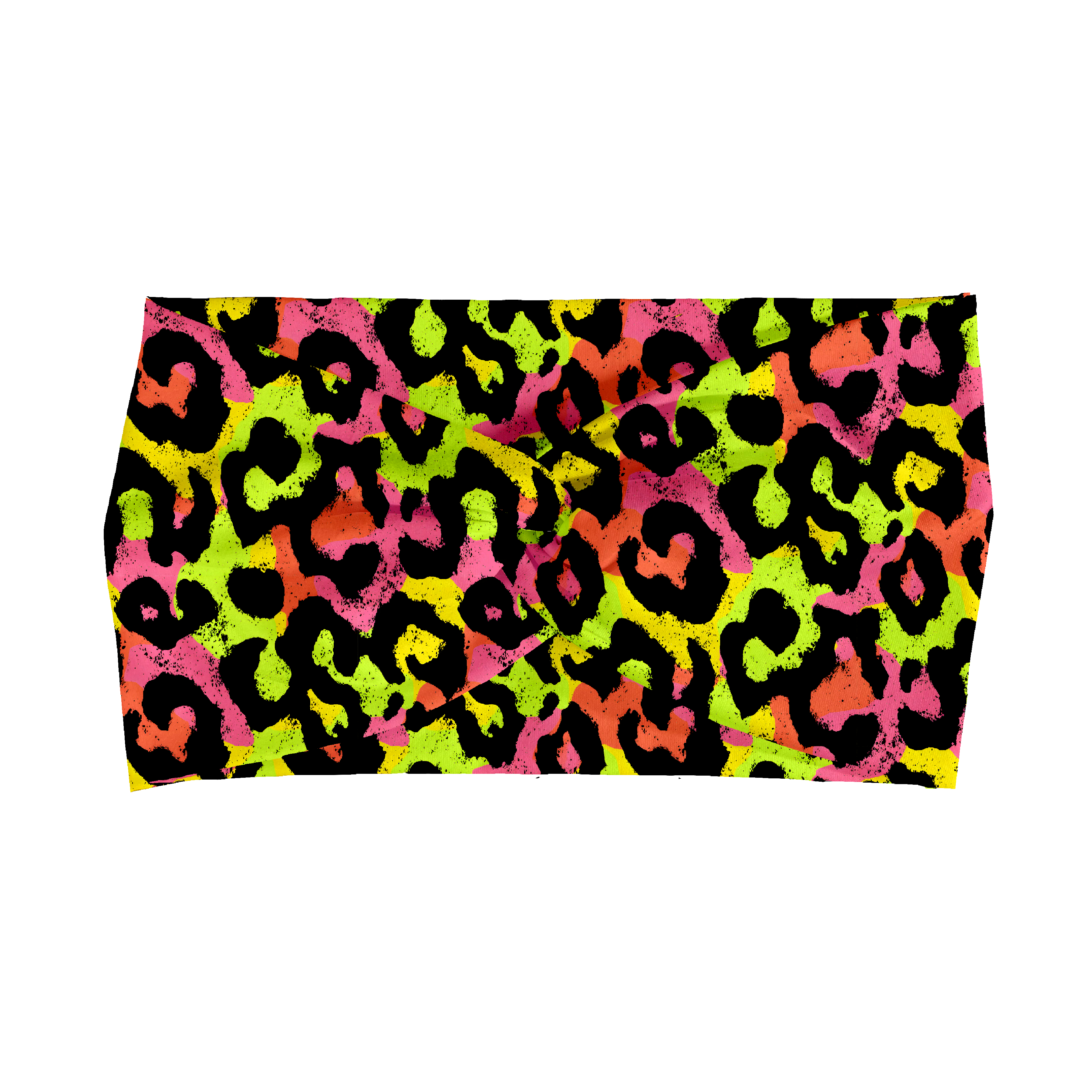 Hot Neon Leo Twist Headband