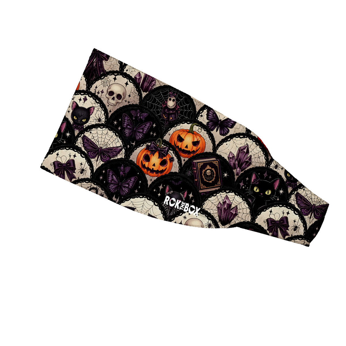 Haunted Doily 4” Headband