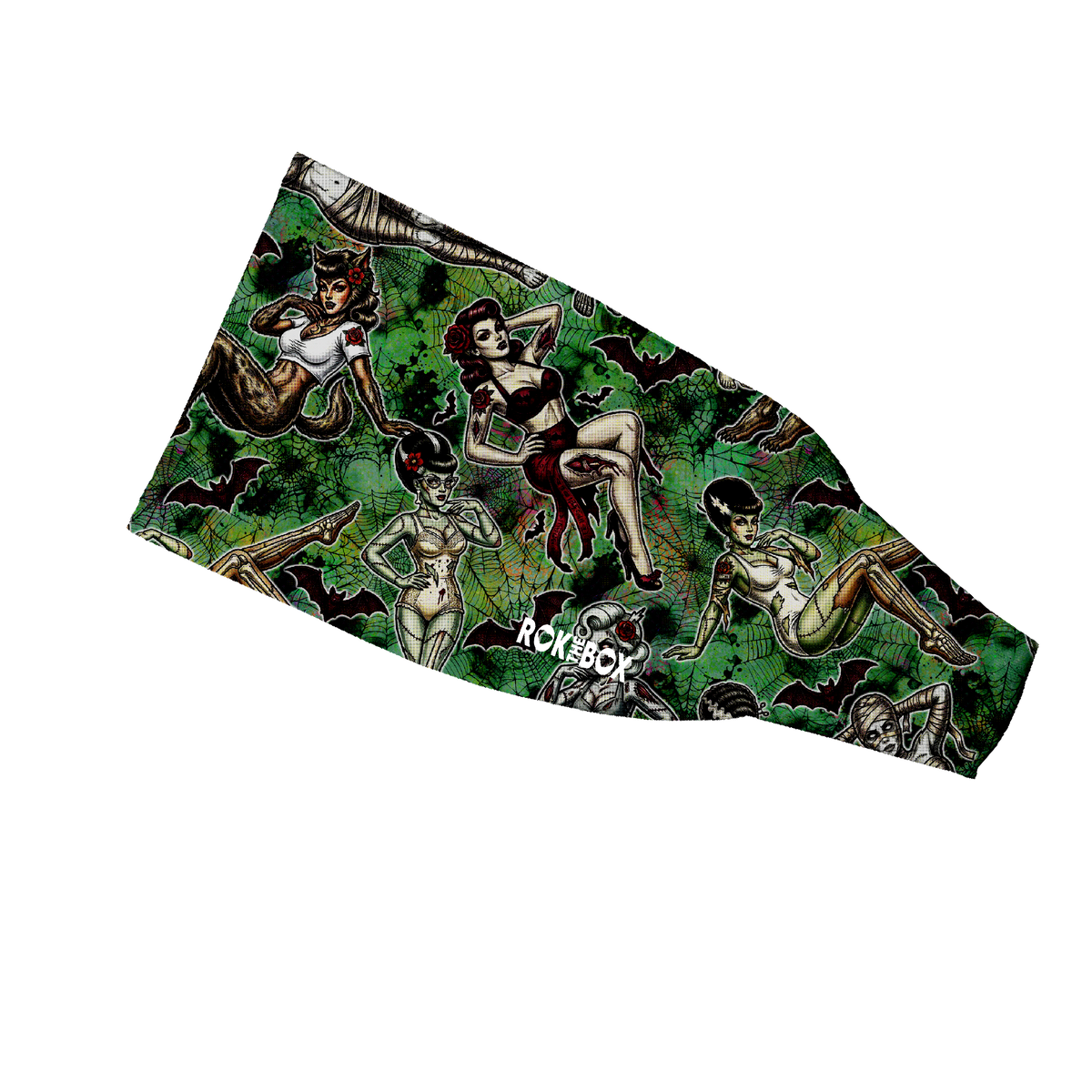 Green Pin Up 4” Headband