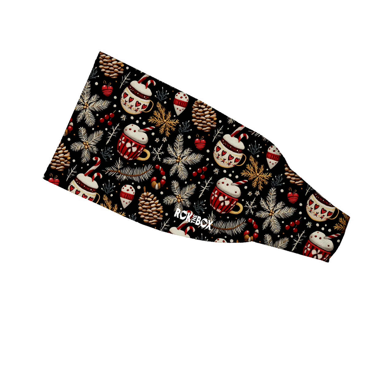 Festive Pinecone 4” Headband