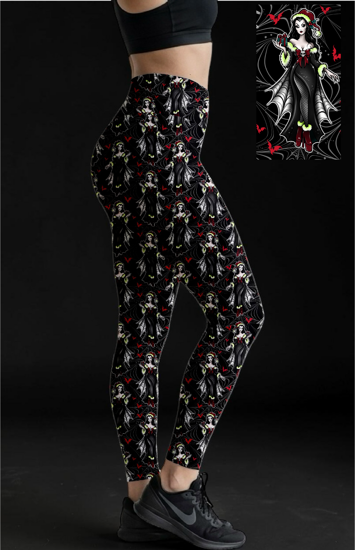Christmas Vamp ROK Leggings With Pockets