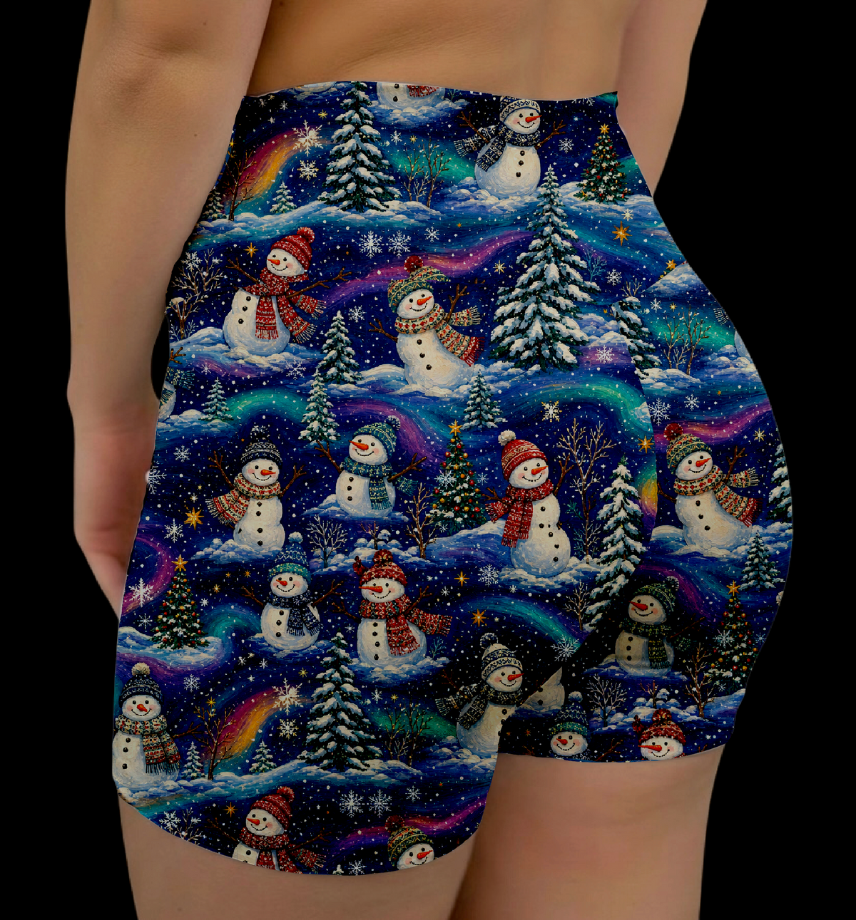 Winter Fun Hybrid Shorts With Pockets