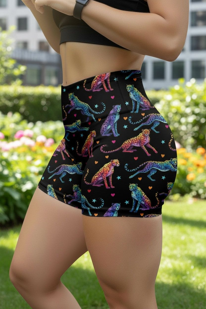 Rainbow Cheetahs V NFS Shorts No Pockets