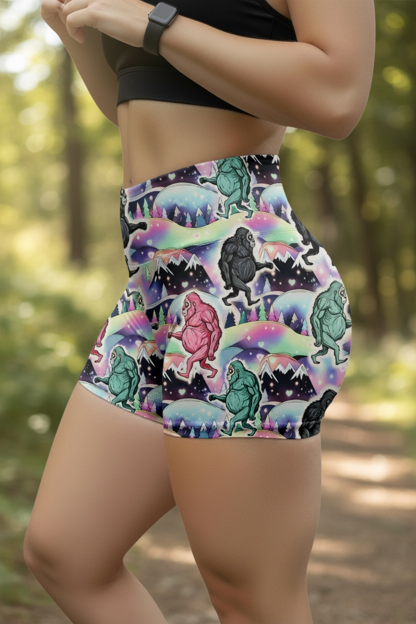 Sassy Squatch Hero Shorts No Pockets