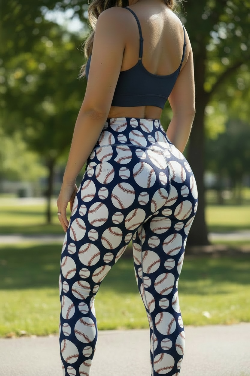 Batter Up! ROK Leggings With Pockets