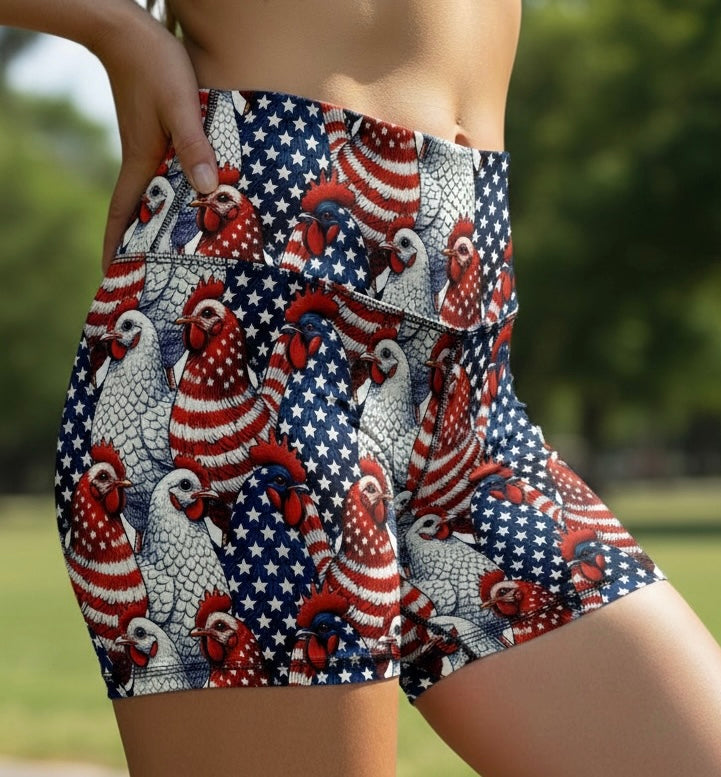 Americluckers Hybrid Shorts With Pockets