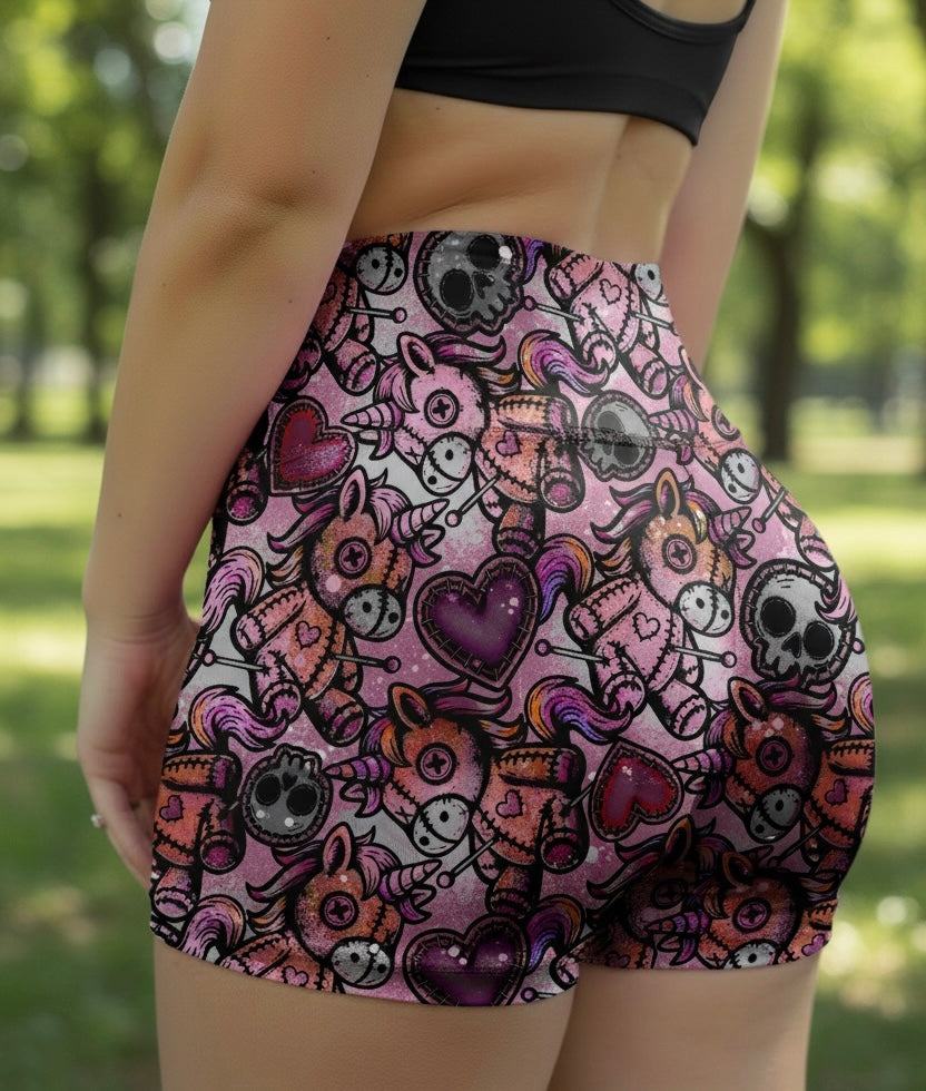Voodoo Unicorn strawberry milk VNFS Shorts No Pockets