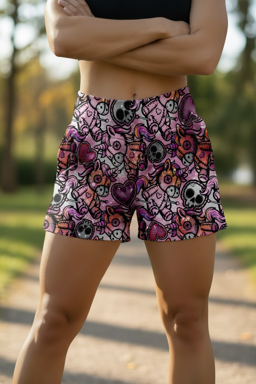 Voodoo Unicorn Strawberry Milk Yogi Short