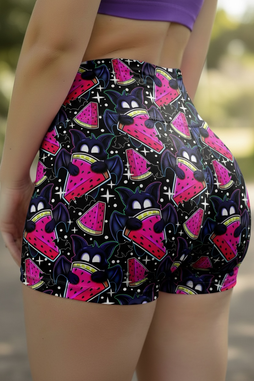 Melon Bats Hybrid Shorts No Pockets