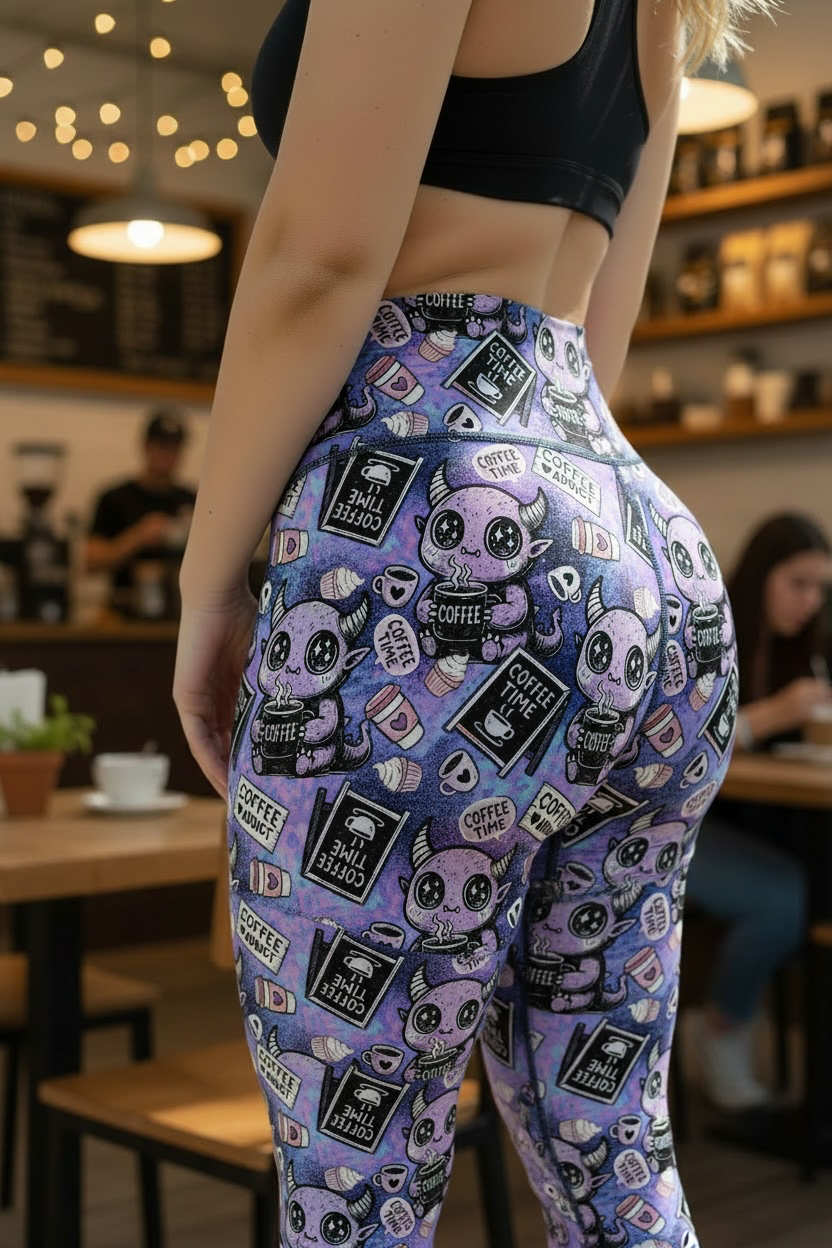 Coffee Monster ROK Leggings With Pockets