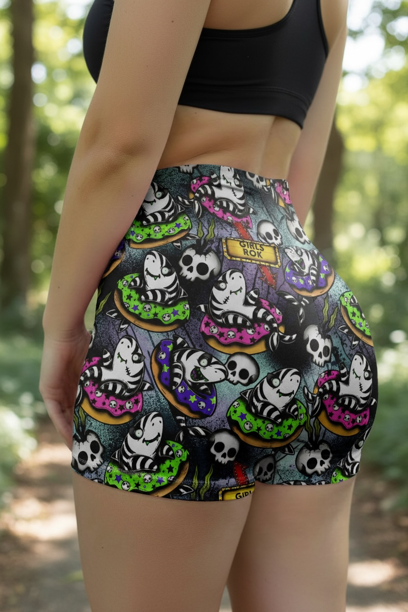 Beetle Sharks Hybrid Shorts With Pockets