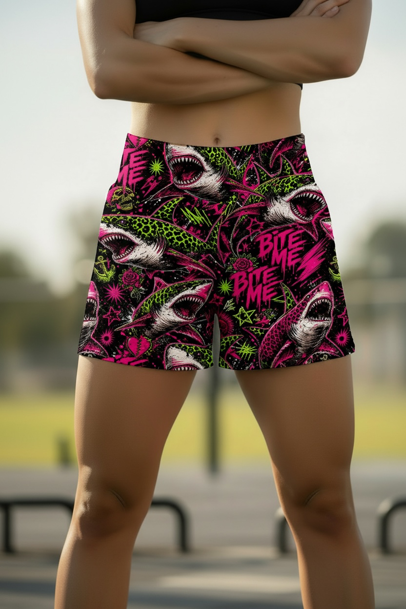 Bite Me Yogi Short