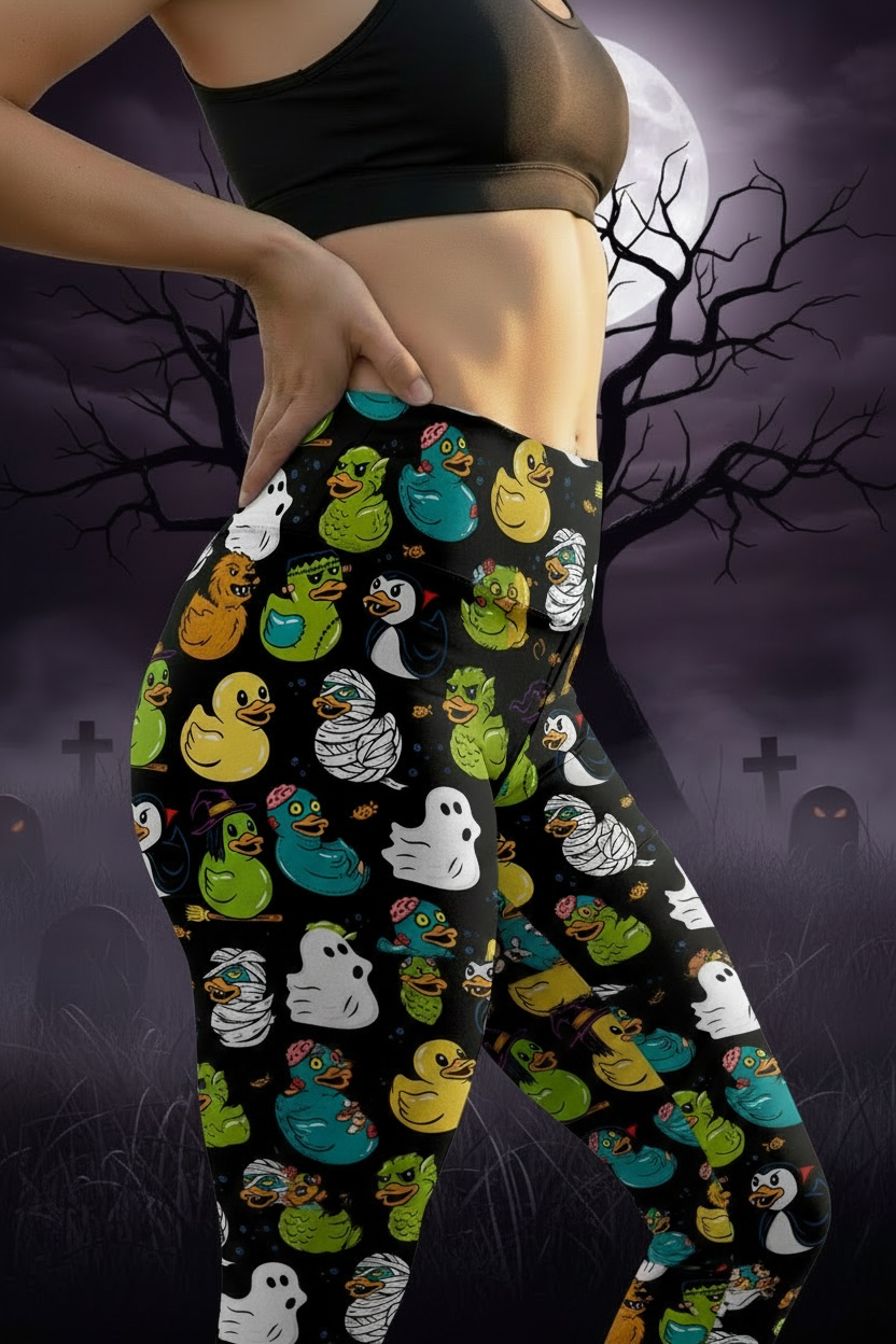 Monster Ducks ROK Leggings With Pockets