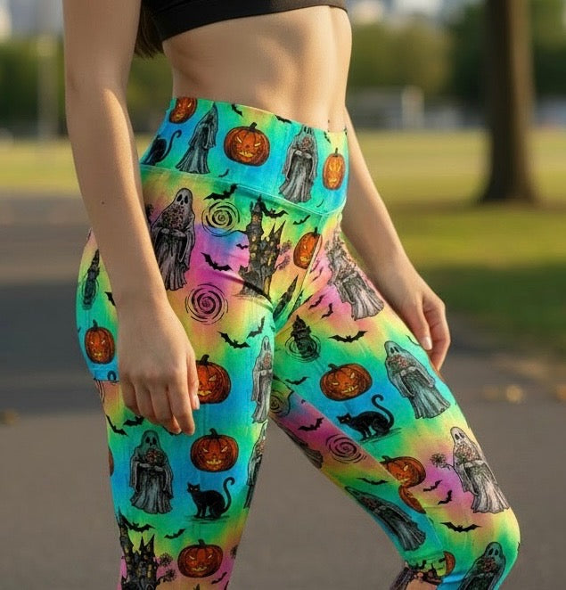 Summer Haunt ROK Leggings With Pockets