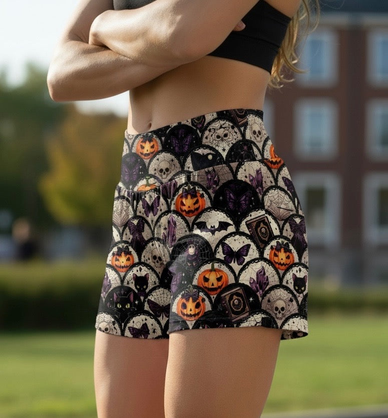 Haunted Doily Yogi Short