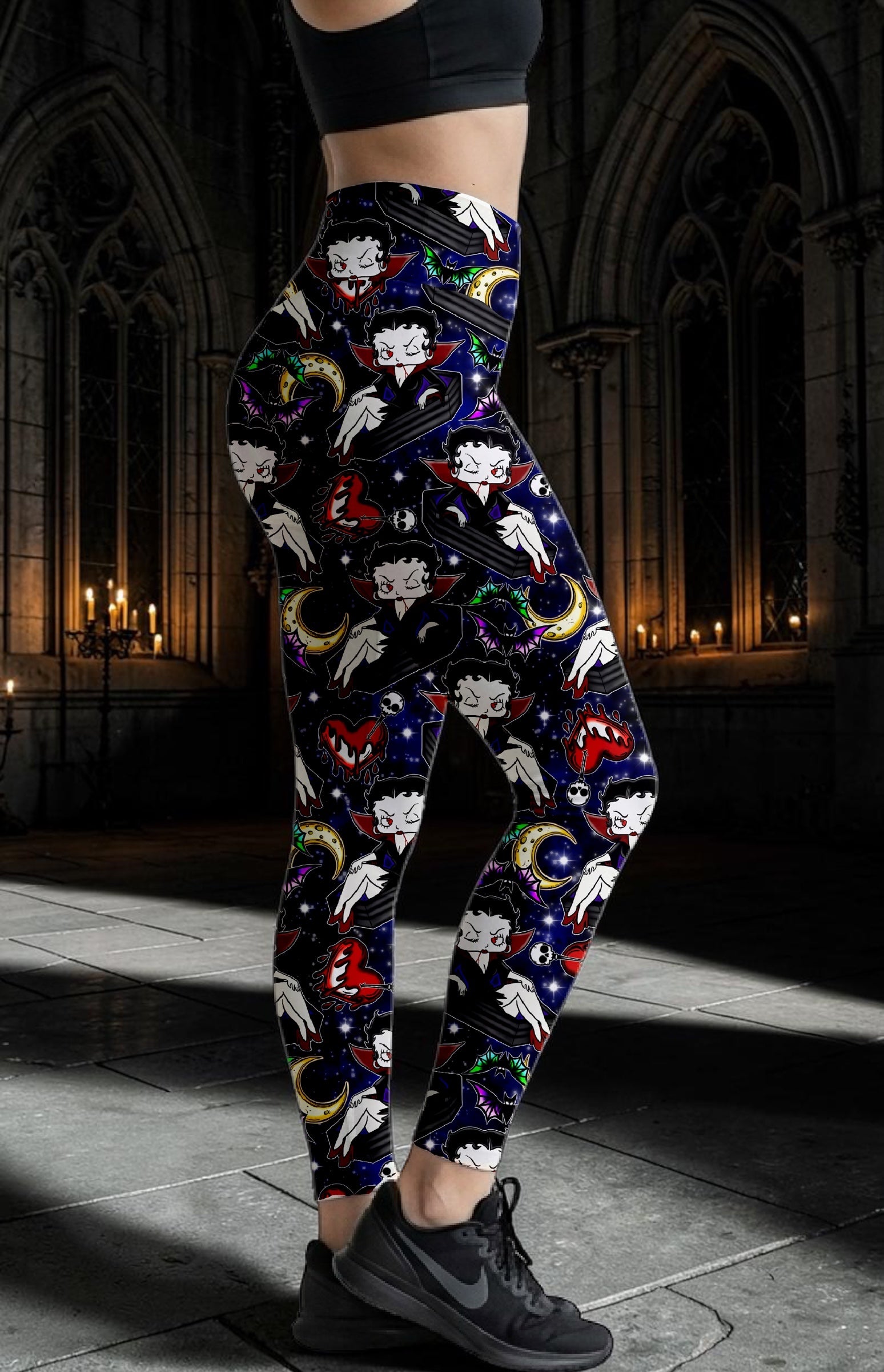Vampy Boop ROK Leggings With Pockets