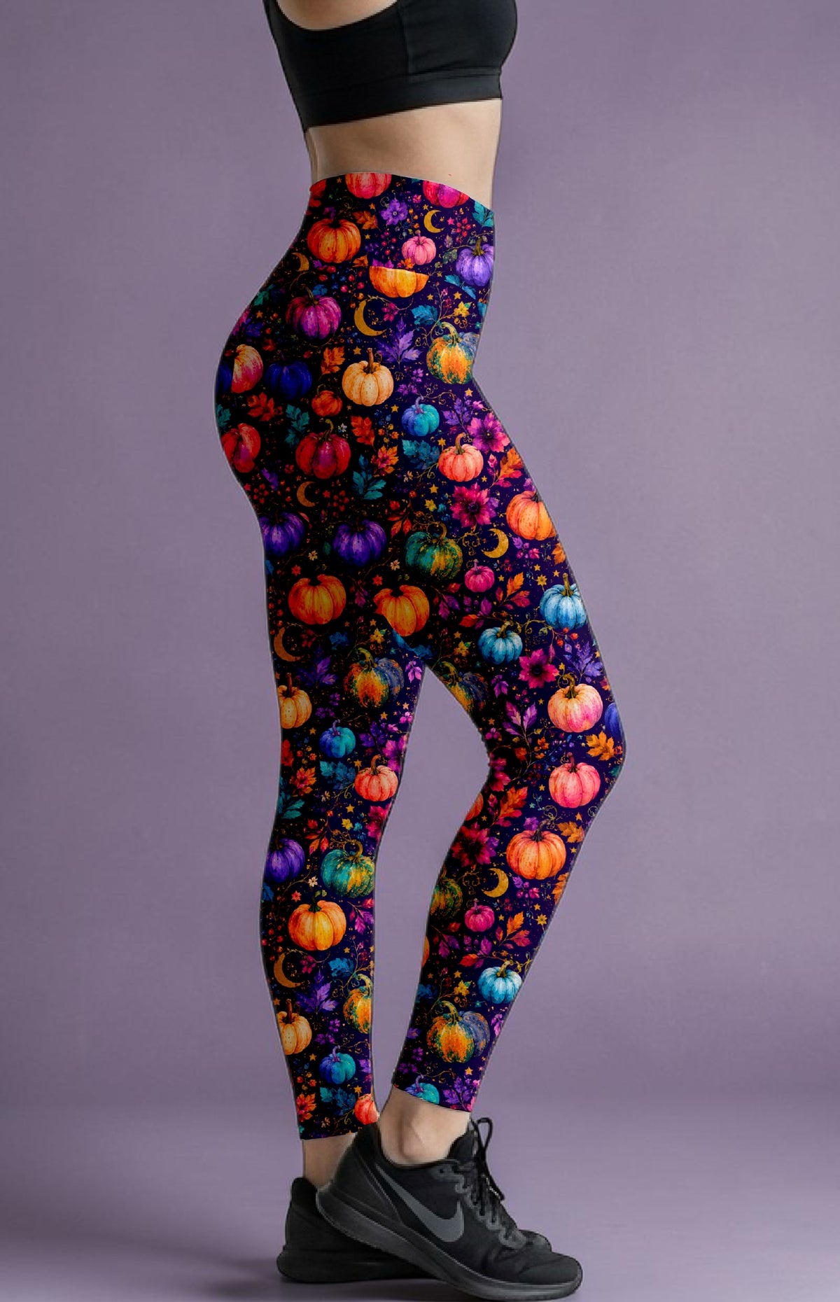Blooming Pumpkins ROK Leggings No Pockets