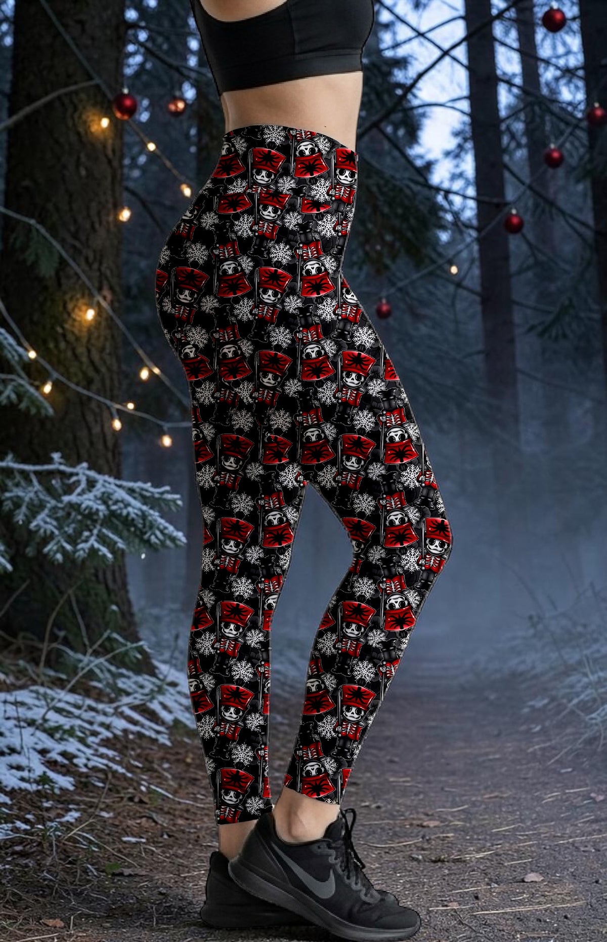 Goth NutCracker ROK Leggings With Pockets