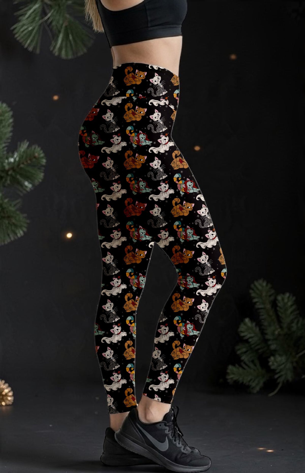 Kitty Nightmare ROK Leggings With Pockets