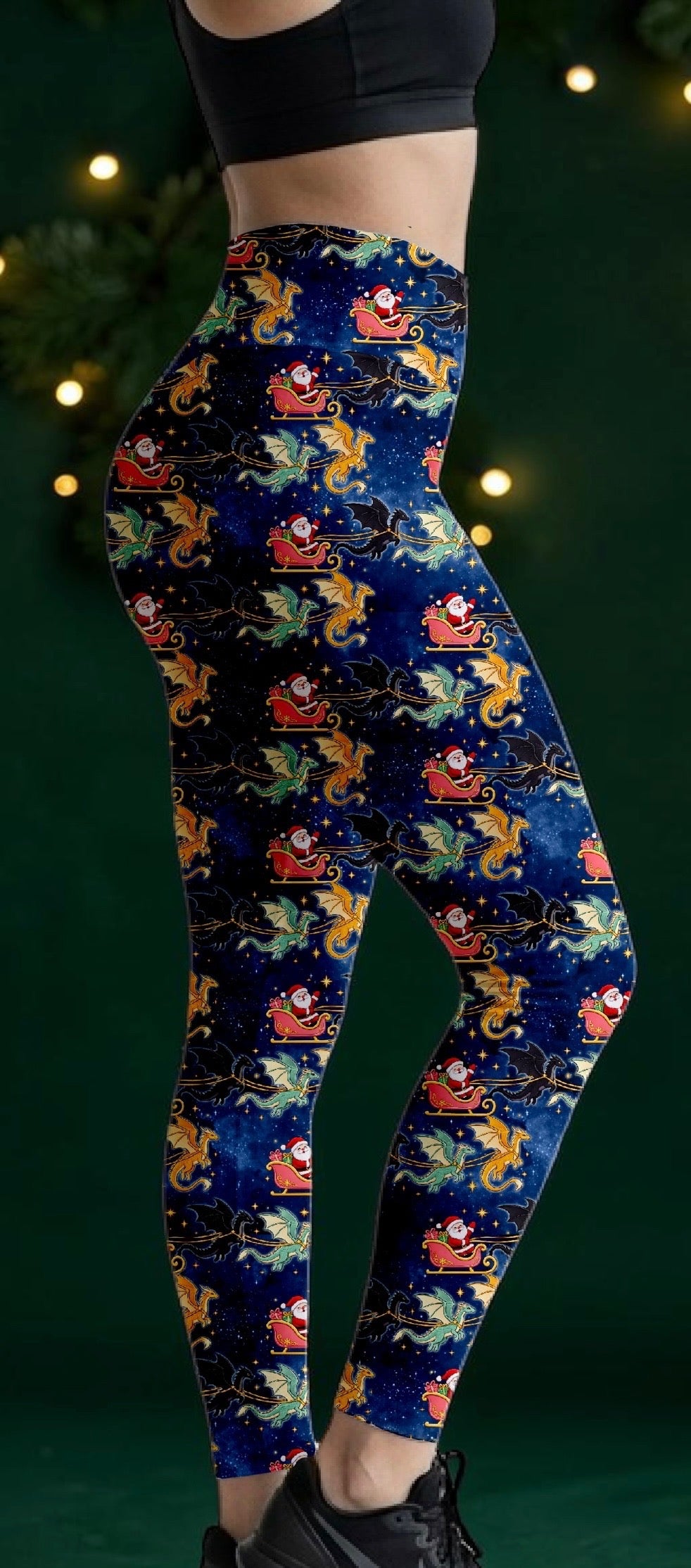 Dragon Sleigh ROK Leggings With Pockets
