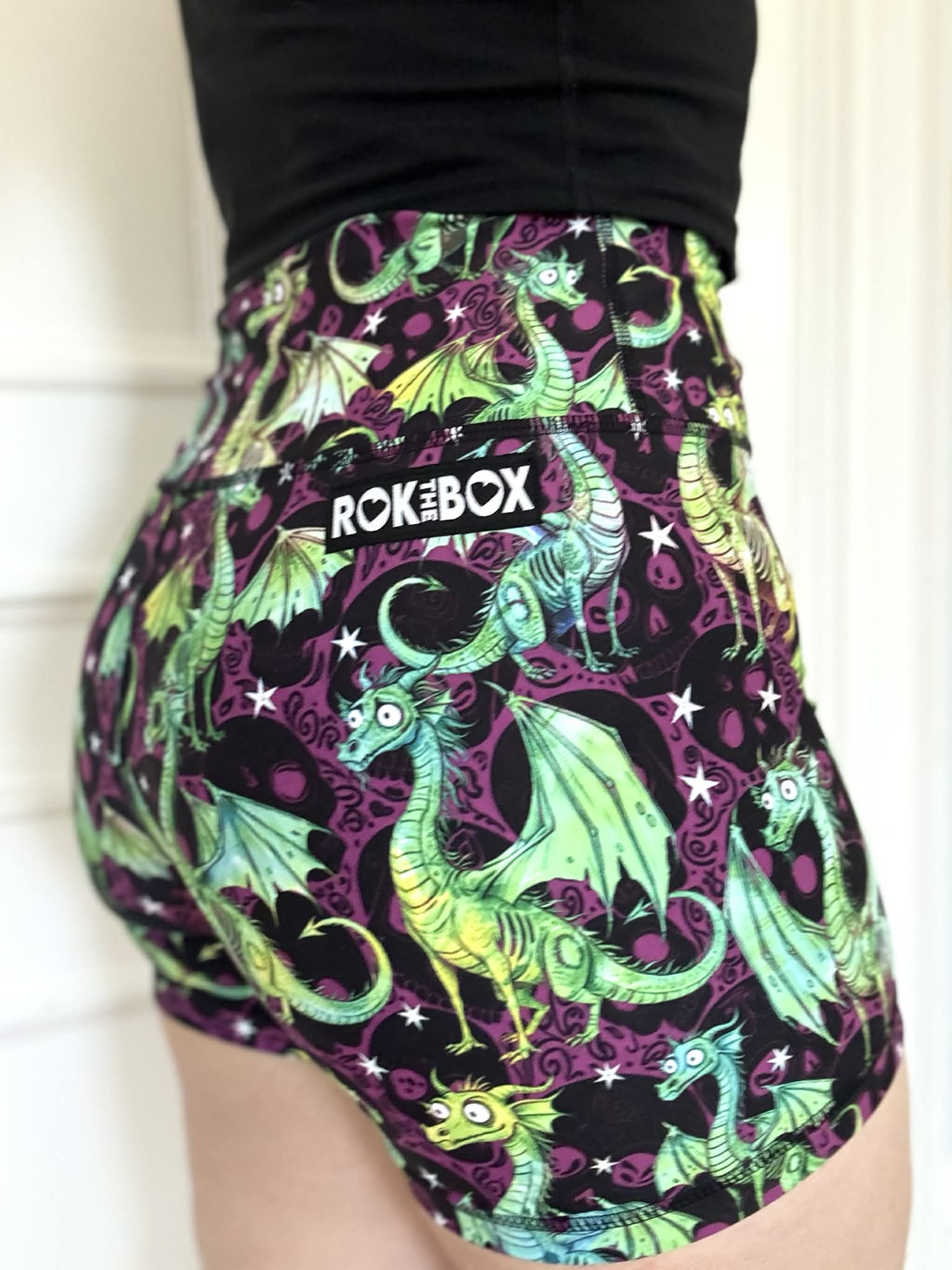 Green Dragons 4.5 " Small Hybrid Shorts w/pockets - Butter fabric