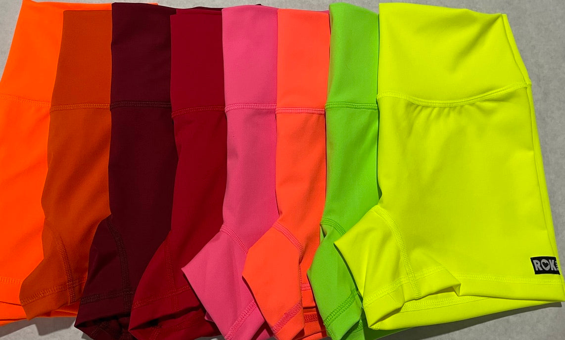 NEON SALMON LUXE V NFS Shorts No Pockets