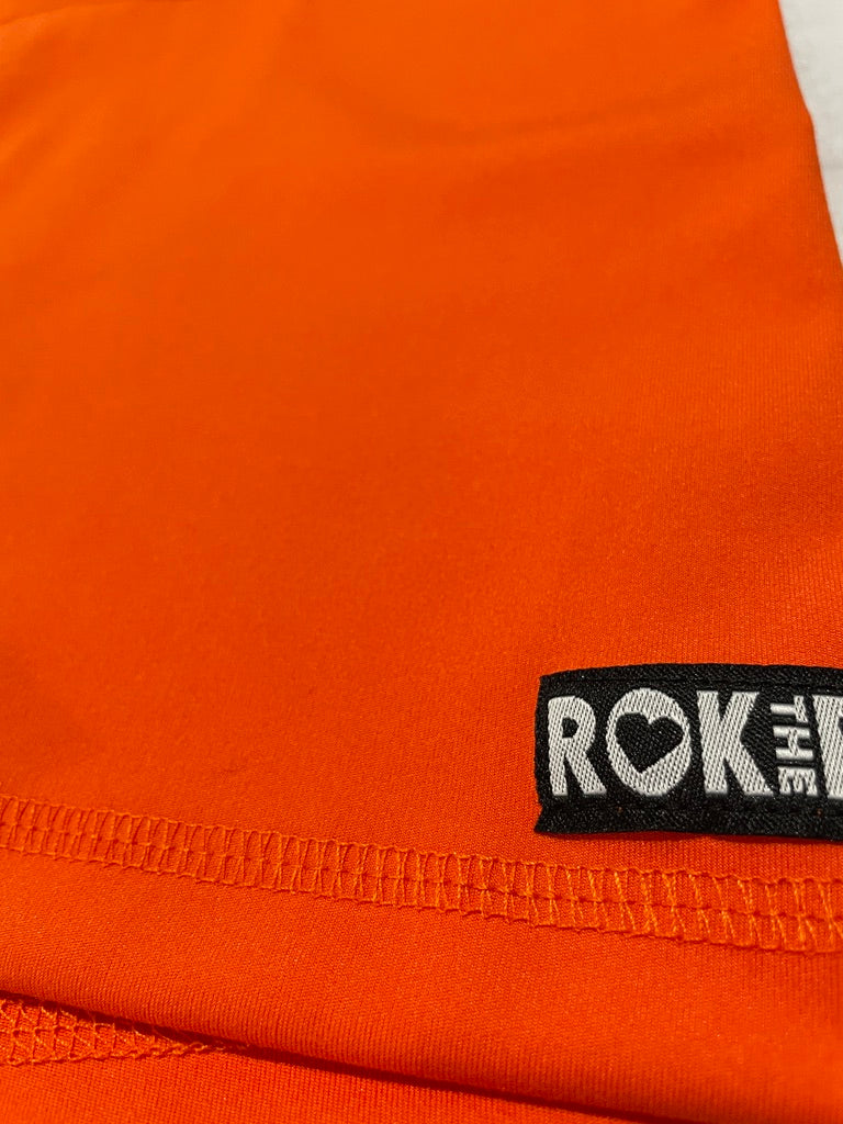 ORANGE LUXE V NFS Shorts No Pockets