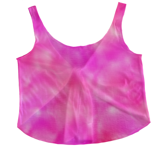 Berry Gloss Tieback Tank