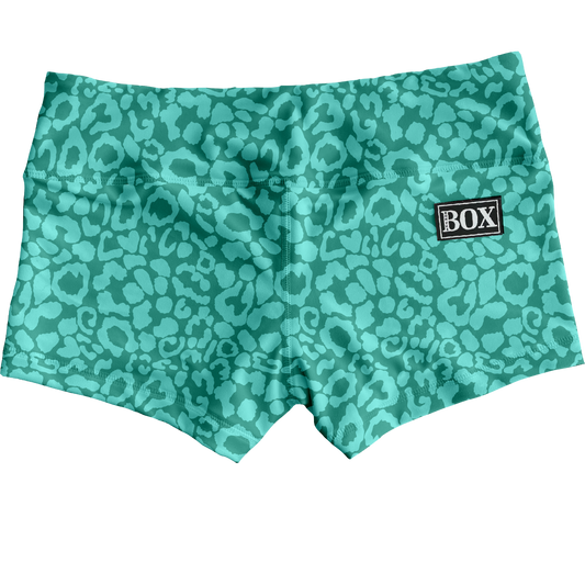 Teal Leo Shorts