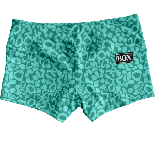 Teal Leo Shorts WITH POCKETS