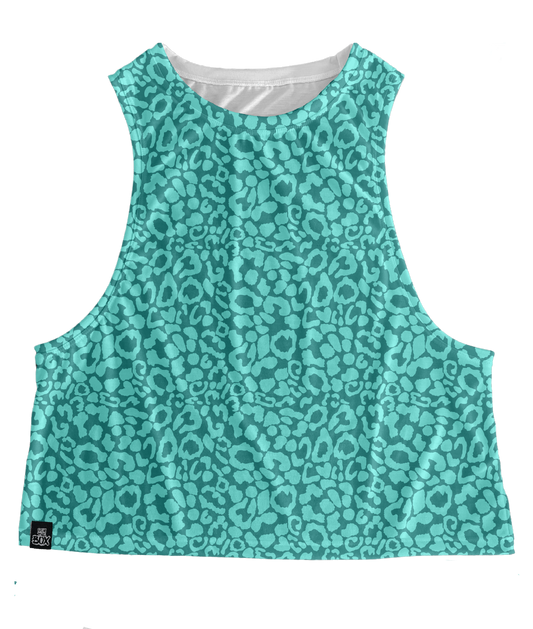 Teal Leo Tops