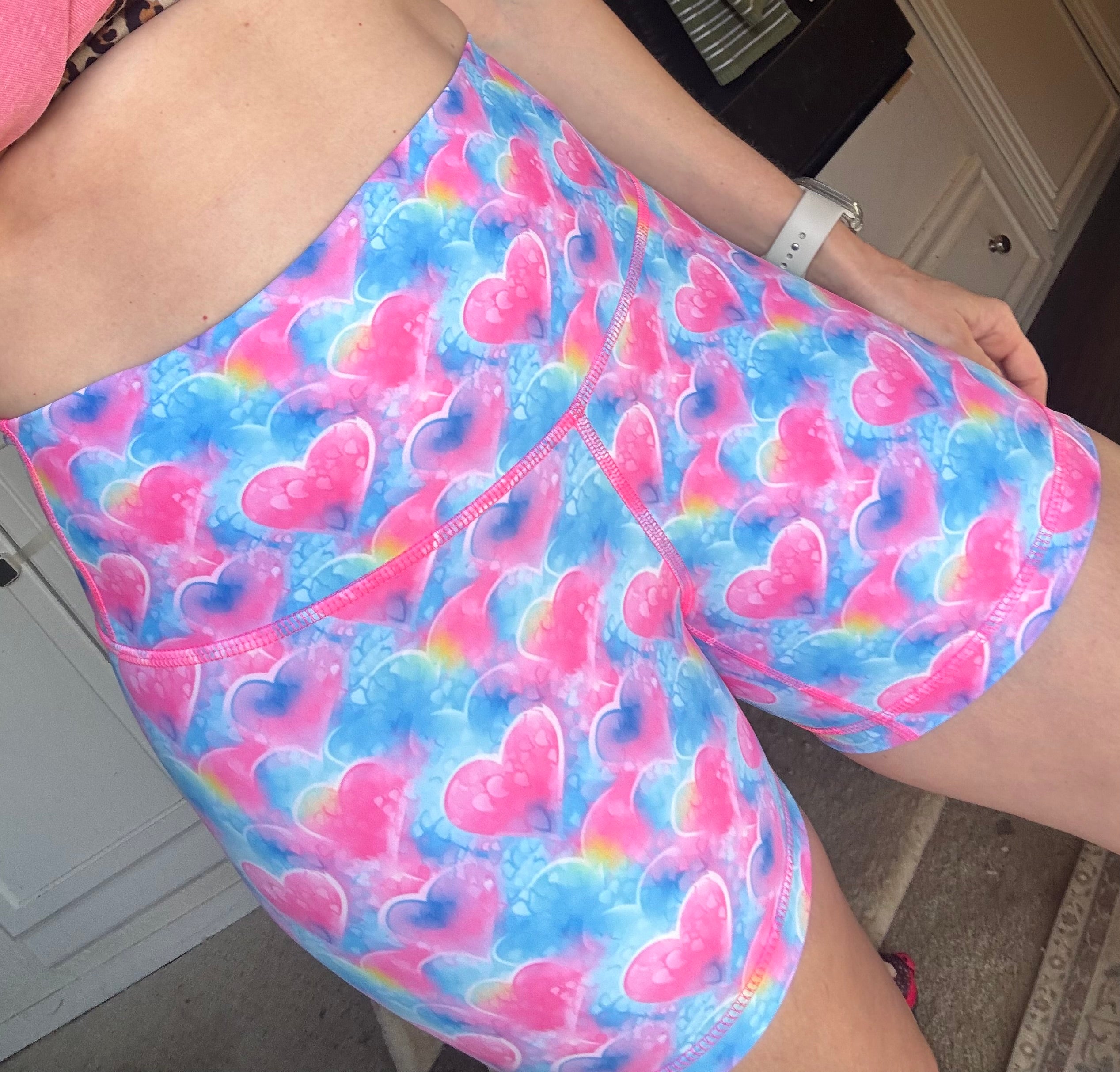 Hearts Hybrid Shorts No Pockets